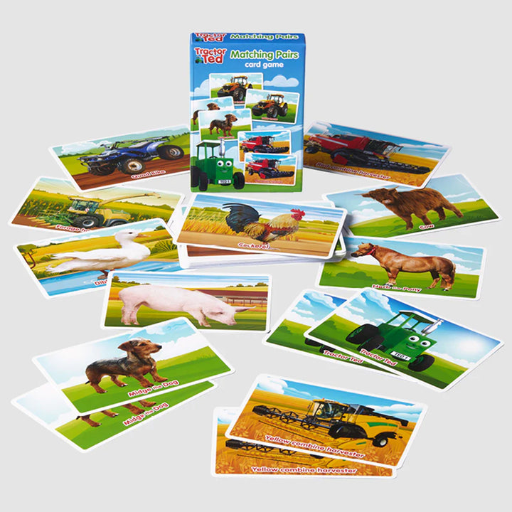 Tractor Ted Matching Pairs Card Game