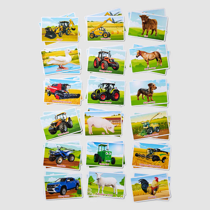 Tractor Ted Matching Pairs Card Game