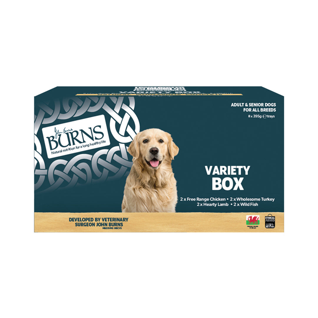 Burns Adult Variety Box Trays 8 x 395g