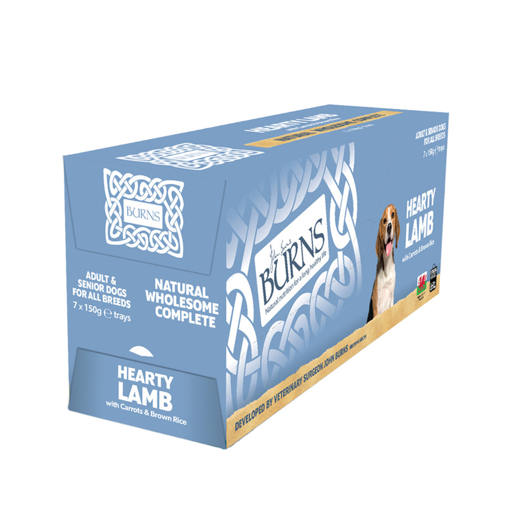 Burns Hearty Lamb with Carrots & Organic Brown Rice Trays 7 x 150g