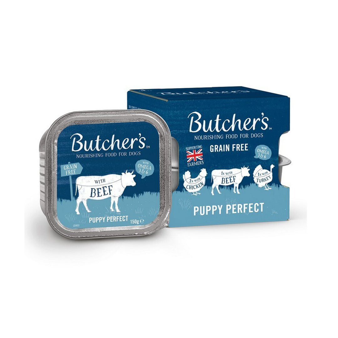 Butchers Tray Puppy Grain Free Perfect Trays