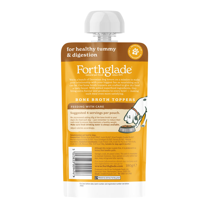 Forthglade Topper Chicken Broth for Dogs