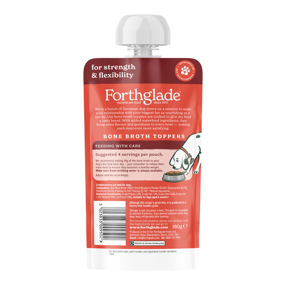 Forthglade Topper Beef Broth for Dogs