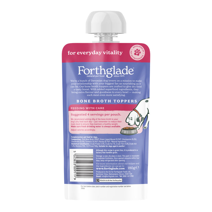Forthglade Topper Pork Broth for Dogs