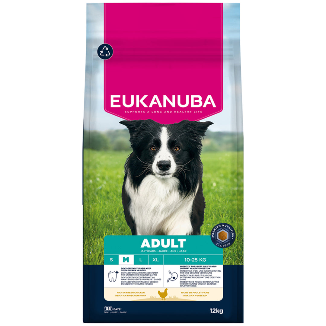 Eukanuba Adult Medium Breed Dog Food with Chicken