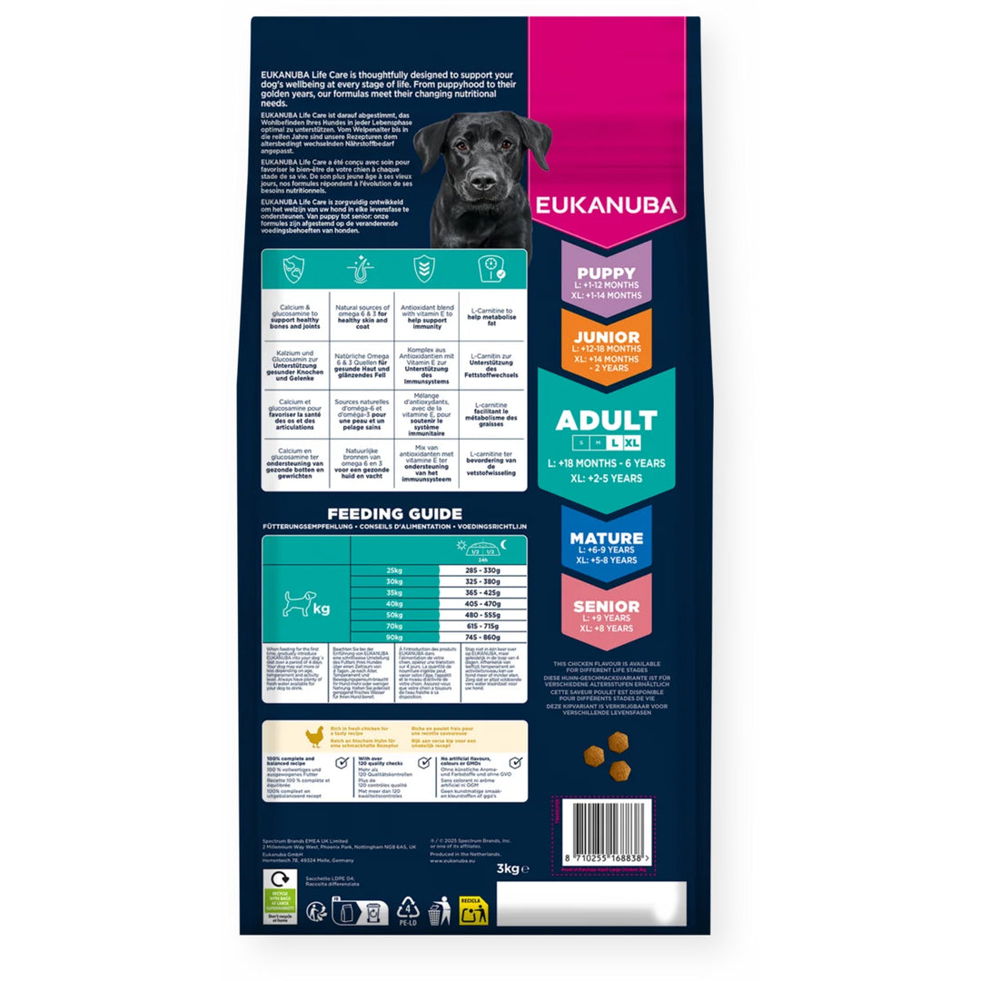 Eukanuba Adult Large Breed Dog Food with Chicken#3kg