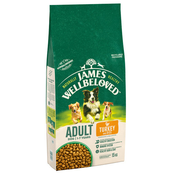 James Wellbeloved Adult Dog with Turkey & Rice