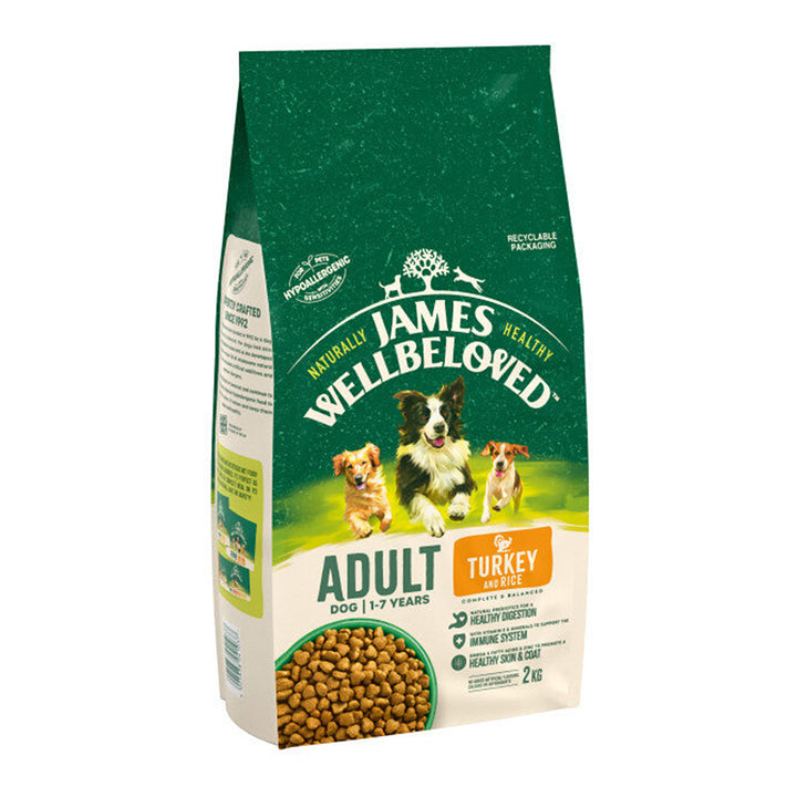 James Wellbeloved Adult Dog with Turkey & Rice