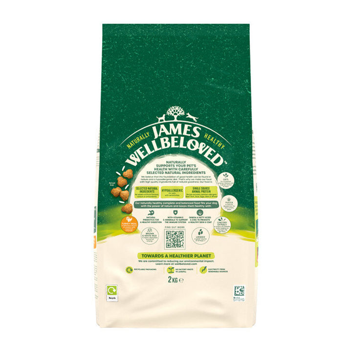 James Wellbeloved Adult Dog with Turkey & Rice