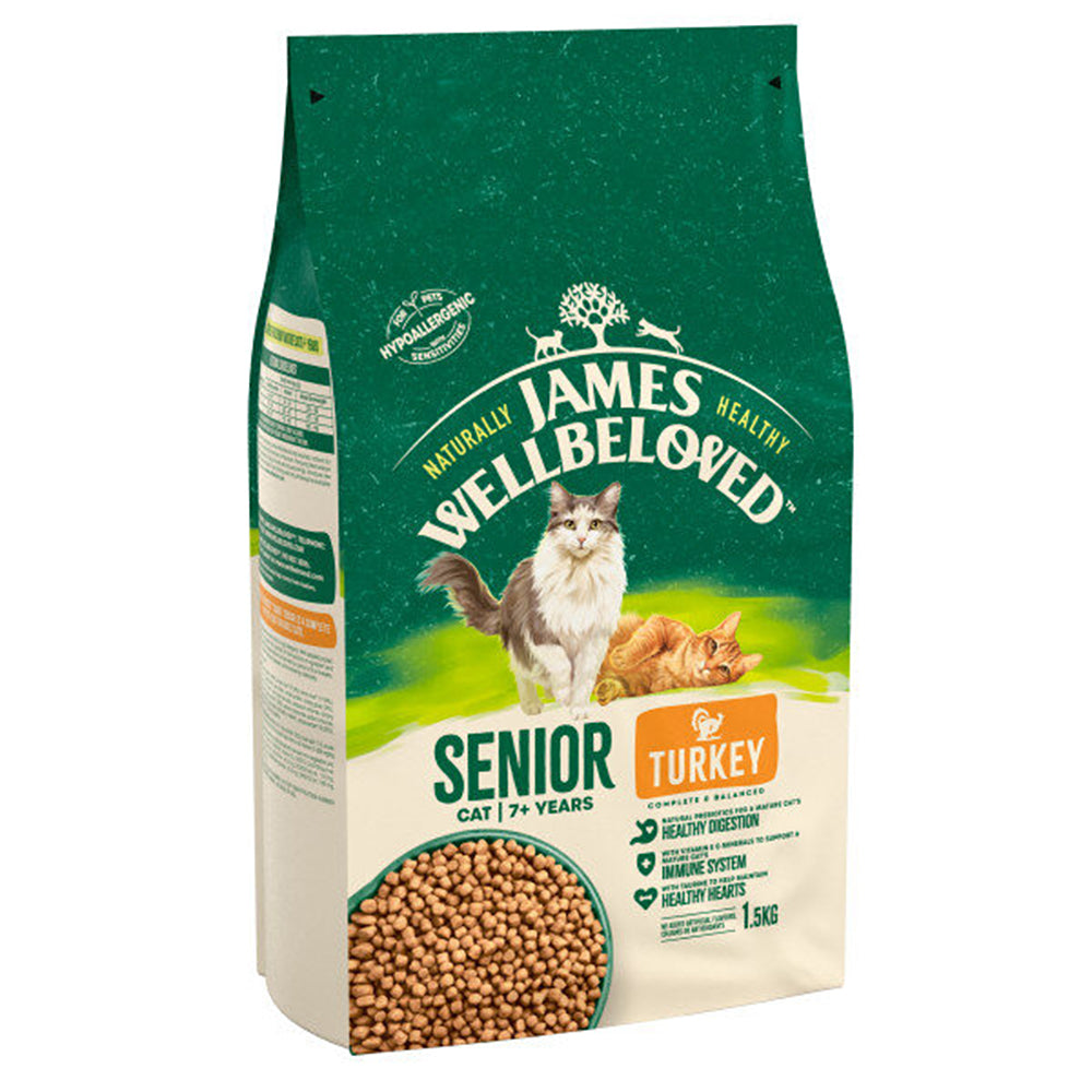James Wellbeloved Senior Cat with Turkey & Rice#1.5kg