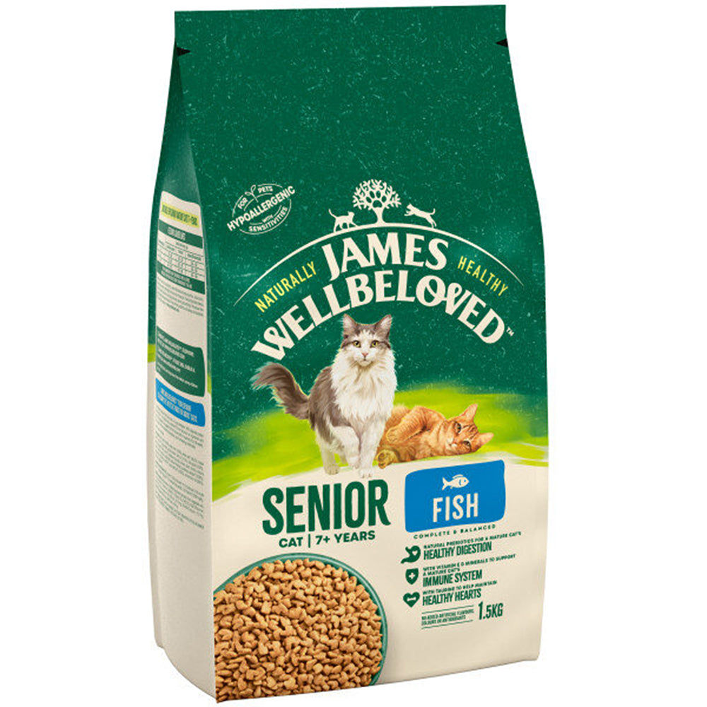 James Wellbeloved Senior Cat with Fish & Rice#1.5kg