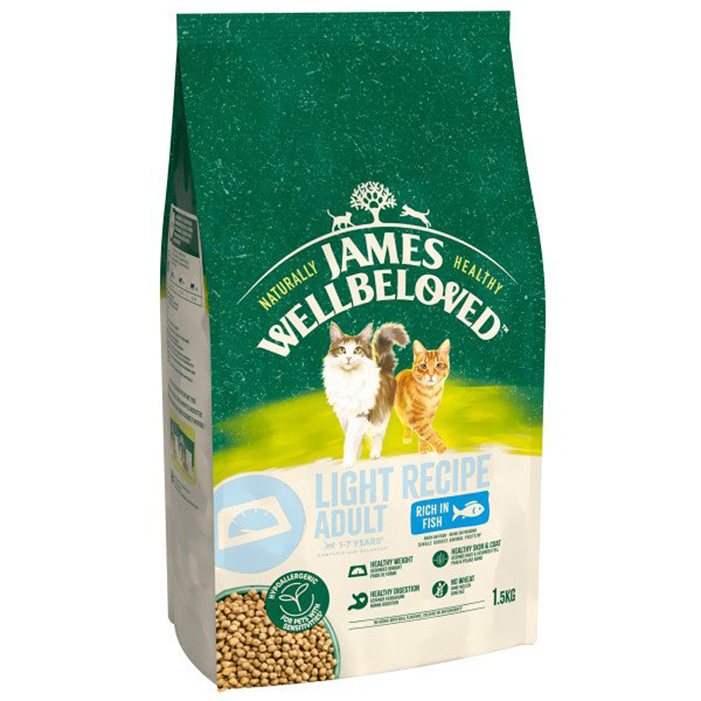 James Wellbeloved Adult Cat Light with Fish & Rice