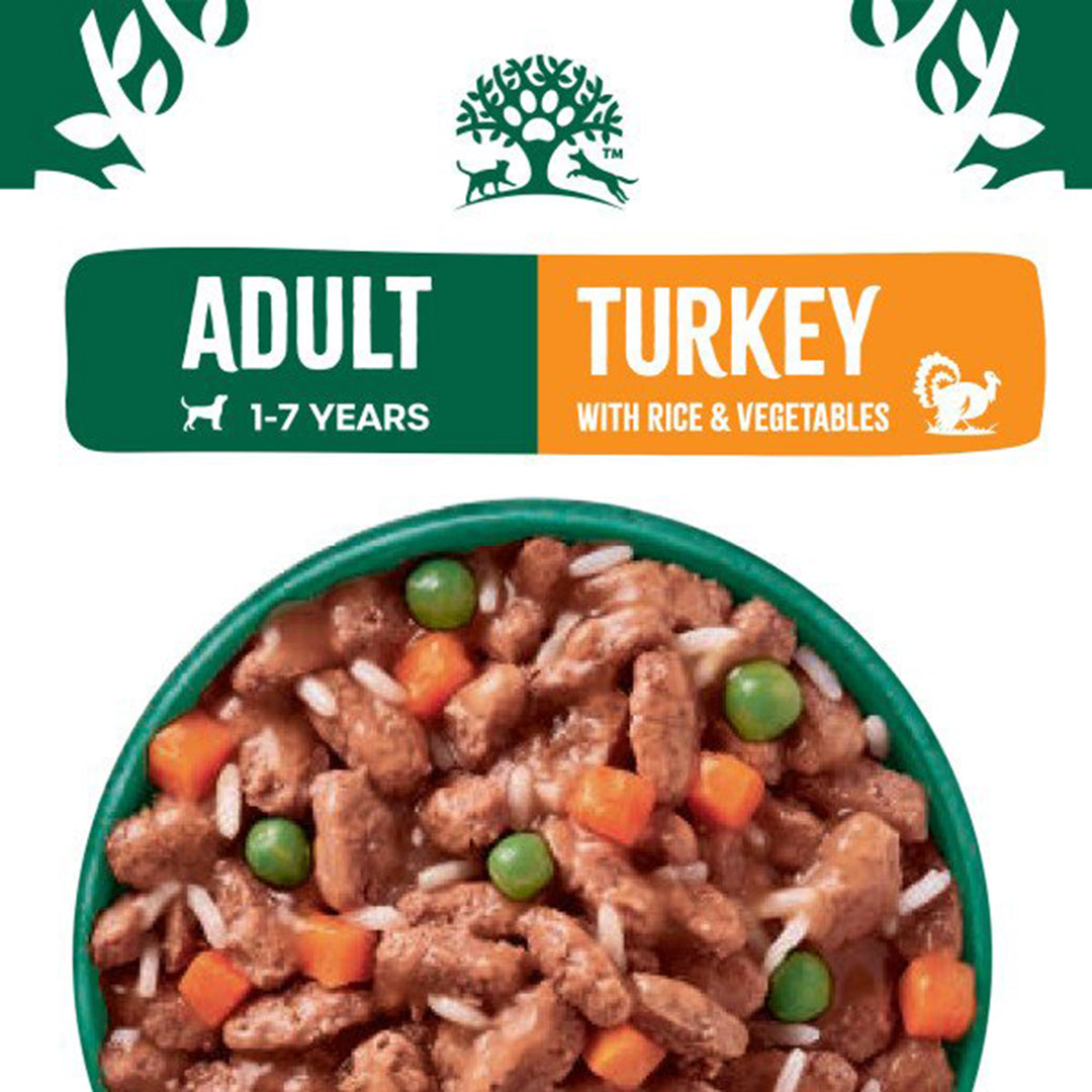 James Wellbeloved Adult Turkey & Rice Wet Dog Food Pouches