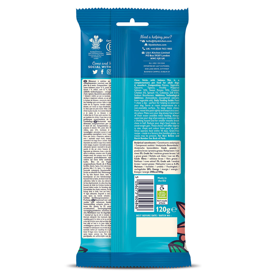 Lily's Kitchen Chew Salmon Sticks
