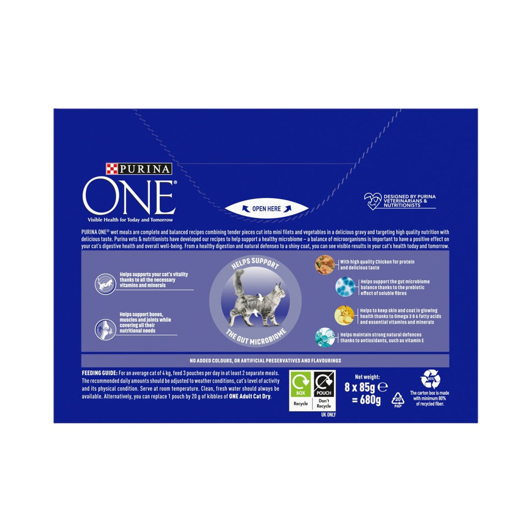 Purina One Adult Chicken & Beef Pouch