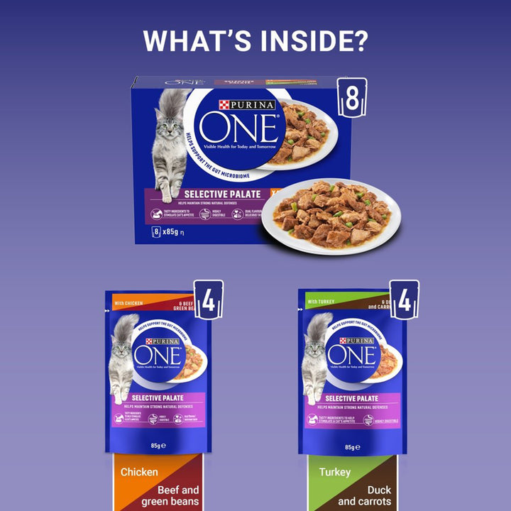 Purina One Adult Select Mixed Pouch