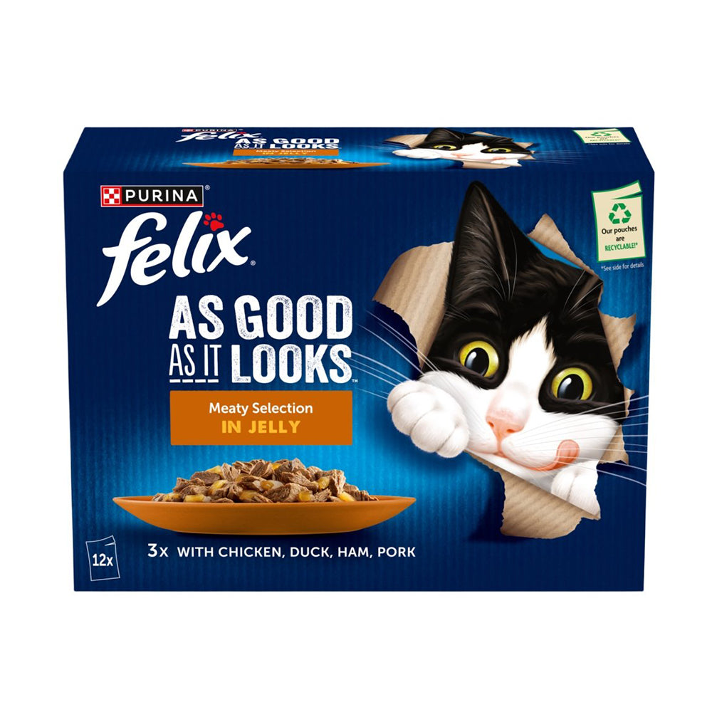Felix Pouch AGAIL Meaty Selection With Chicken 12x85g
