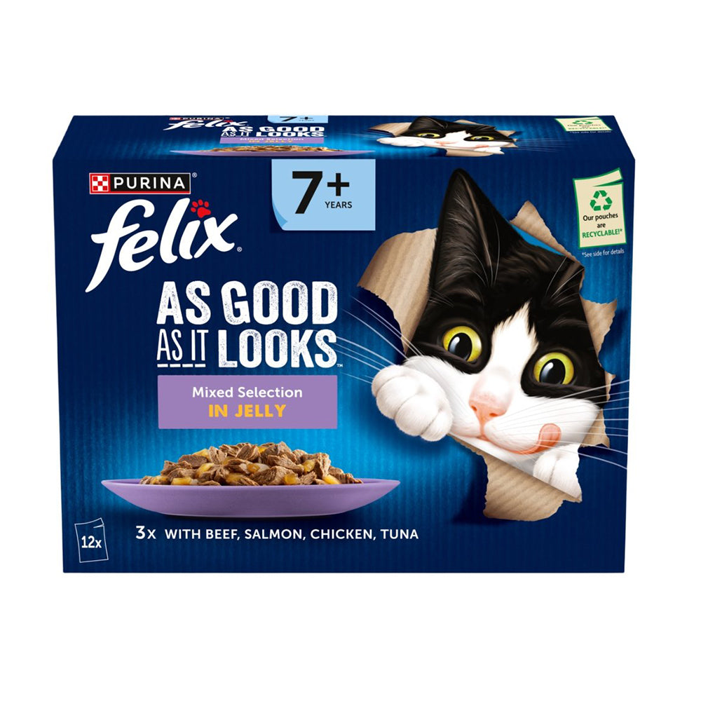 Felix Pouch AGAIL Senior 7+ Mixed 12x85g
