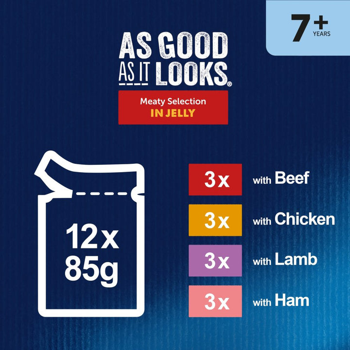 Felix Pouch AGAIL Senior 7+ Meat 12x85g