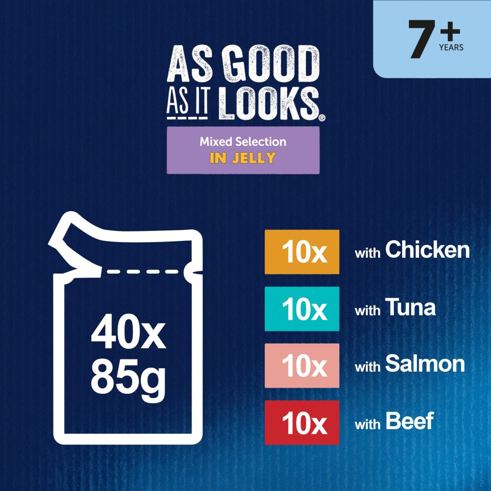 Felix Pouch AGAIL Senior 7+ Meat 40x85g