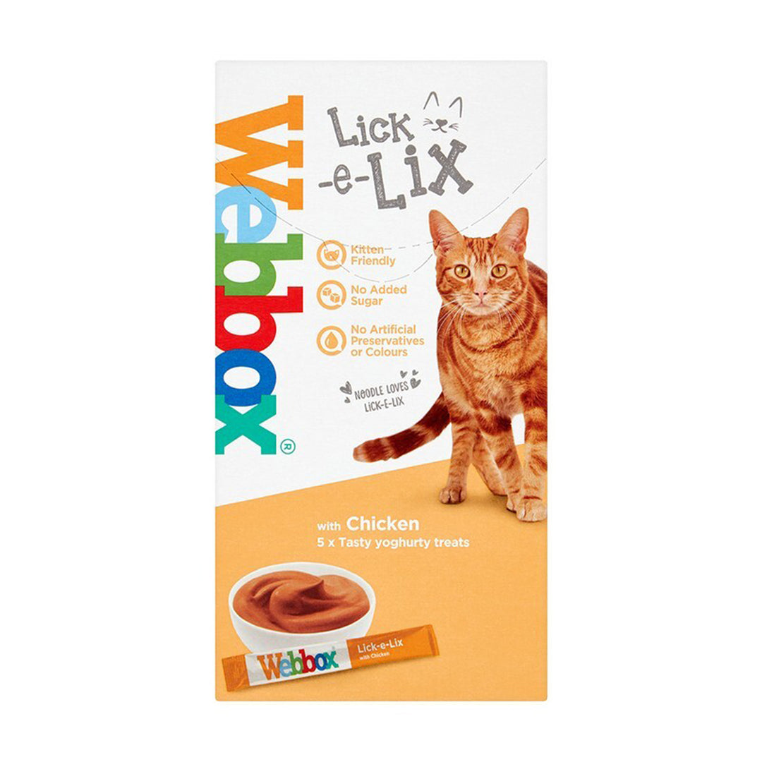 Webbox Lick e Lix Chicken Cat Yoghurt