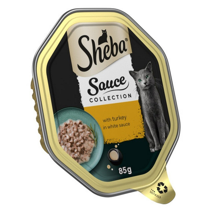 Sheba Fine Recipes Cat Food with Turkey in Sauce Multipack