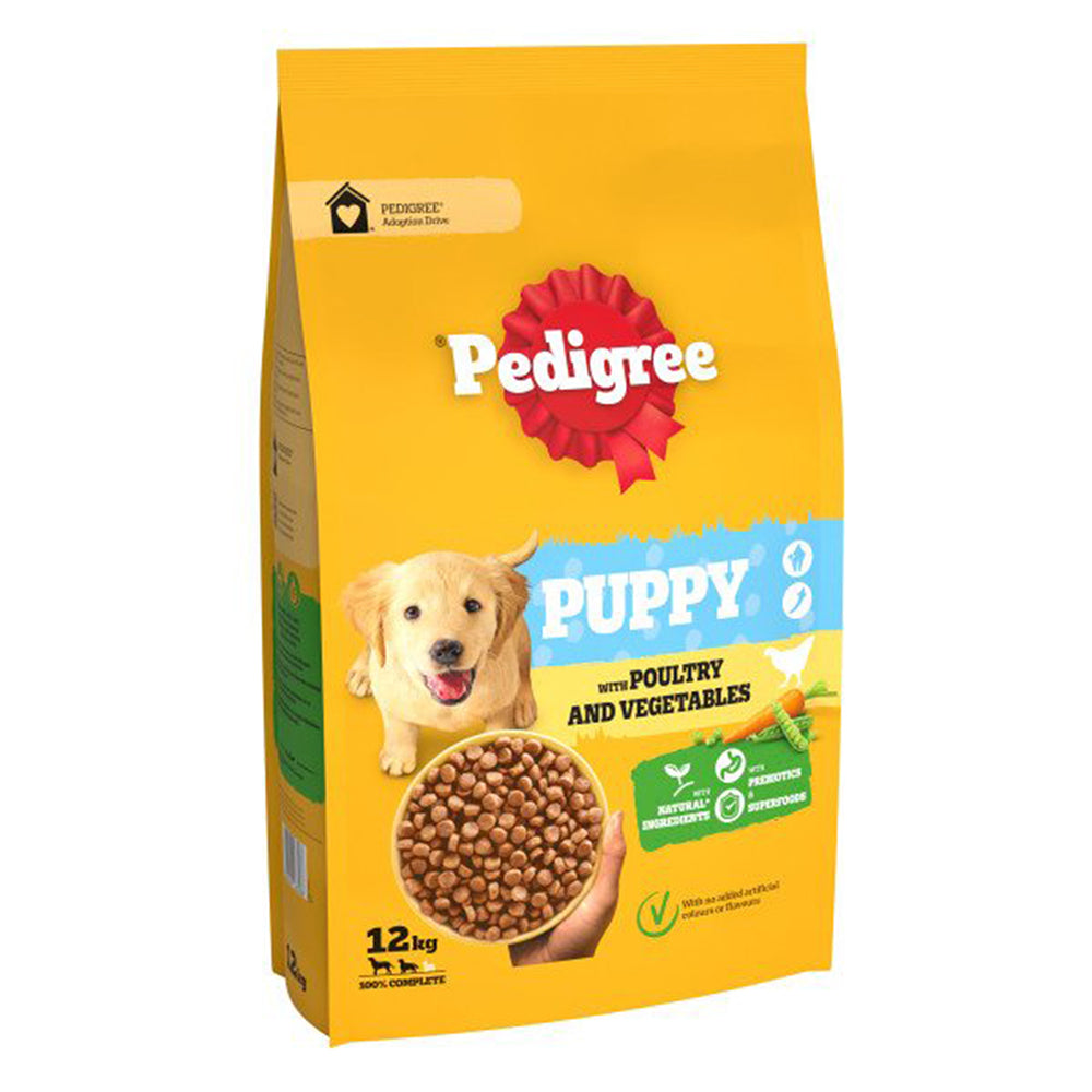 Pedigree Puppy Complete Medium with Poultry & Rice#12kg