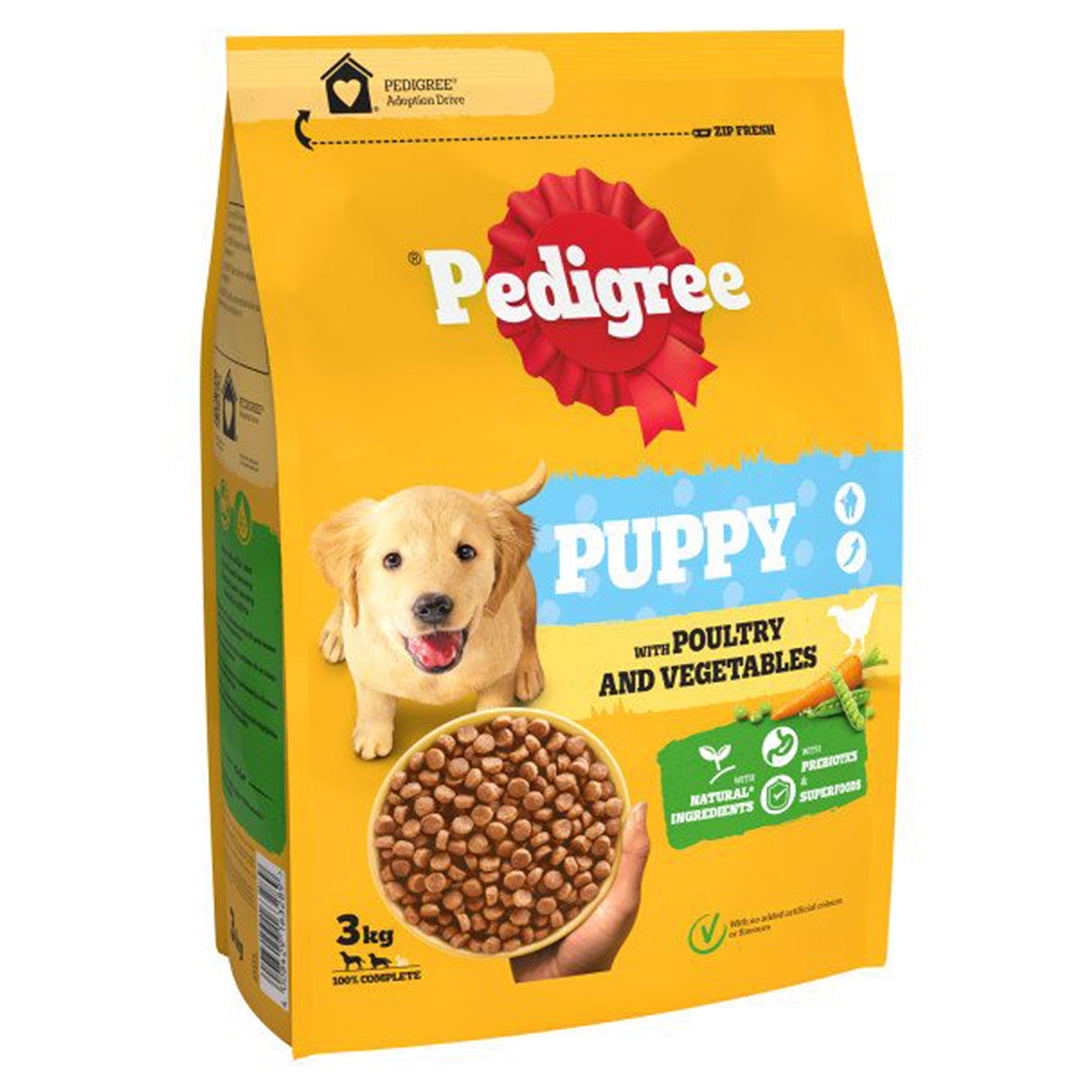 Pedigree Puppy Complete Medium with Poultry & Rice#3kg
