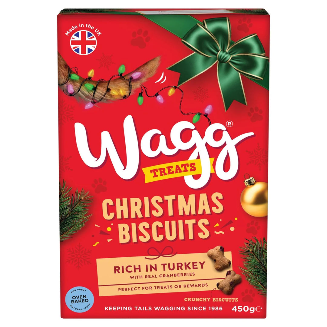 Wagg Xmas Christmas Biscuits Box Treats