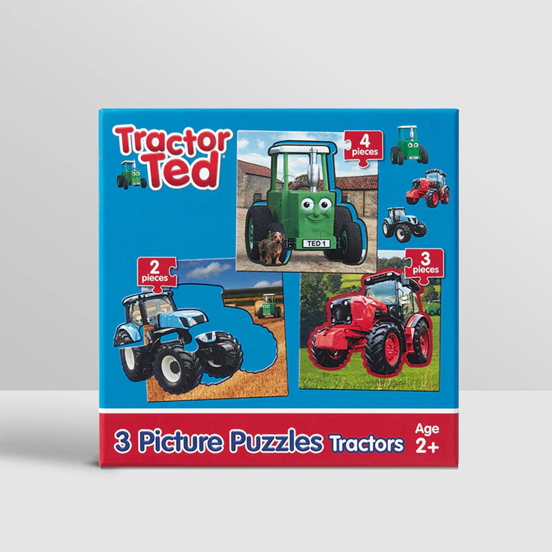 Tractor Ted Tractors 3 Picture Puzzles