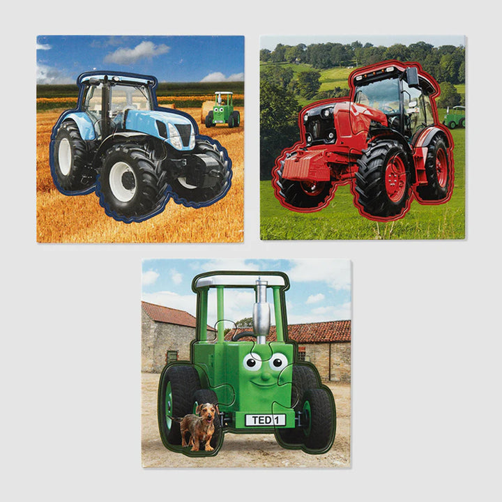 Tractor Ted Tractors 3 Picture Puzzles