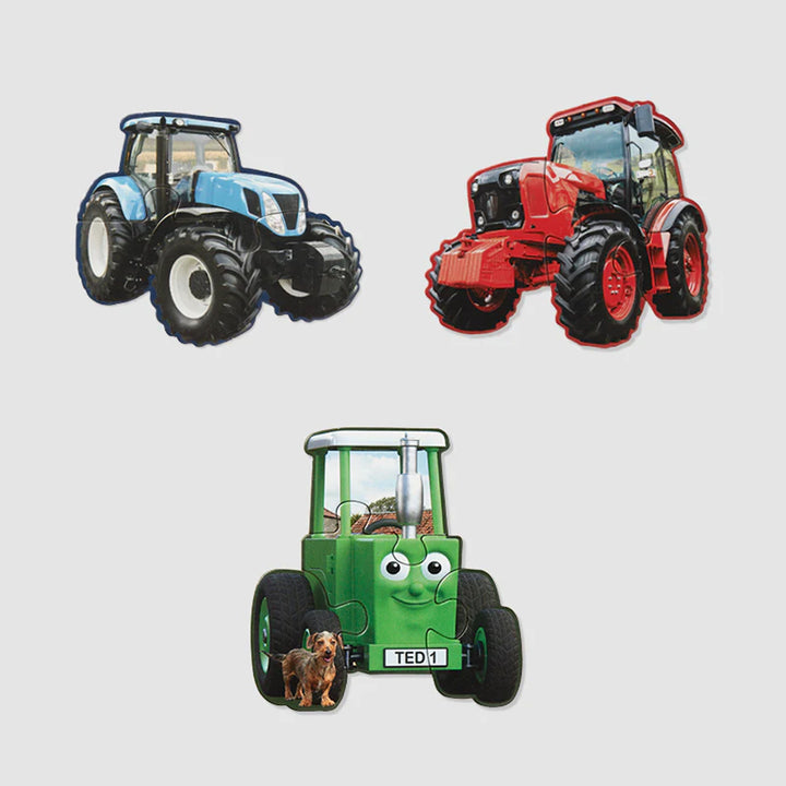 Tractor Ted Tractors 3 Picture Puzzles