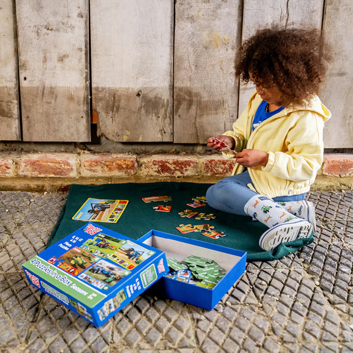 Tractor Ted Seasons 4 Puzzles in a Box