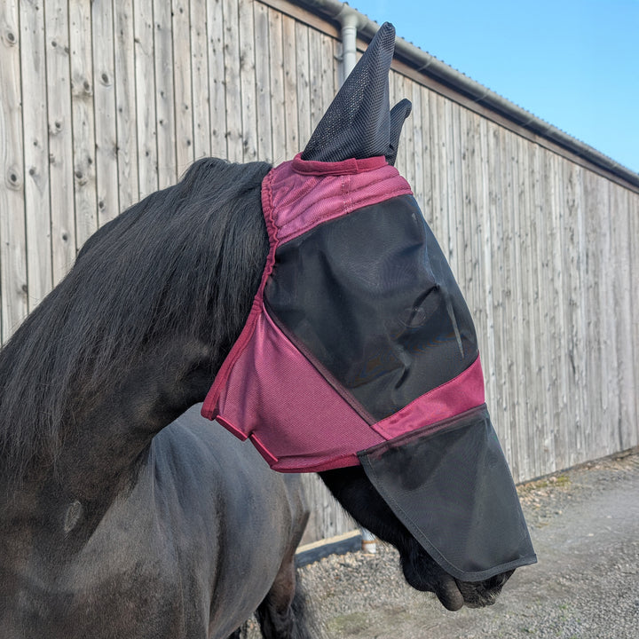 Millbry Hill Fly Mask with Ears & Nose