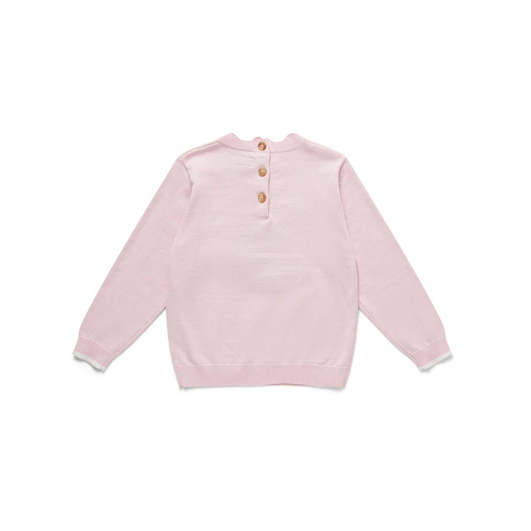 Eleanor Charles Girls The Palomino Intarsia Jumper