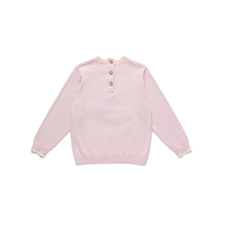 Eleanor Charles Girls The Palomino Intarsia Jumper