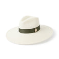 Hicks & Brown Pebmarsh Extra Wide Brim Fedora Pink Aztec Ribbon