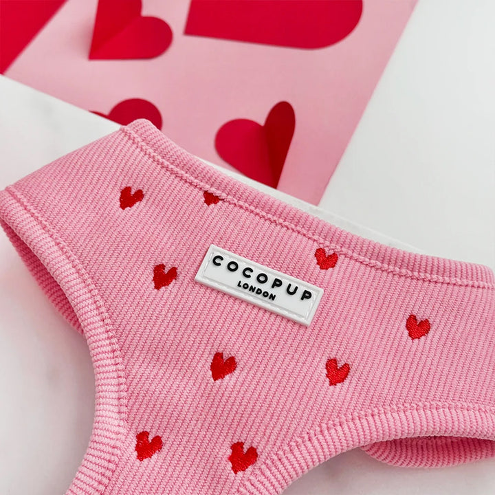 Cocopup Pink Heartstrings Cord Harness