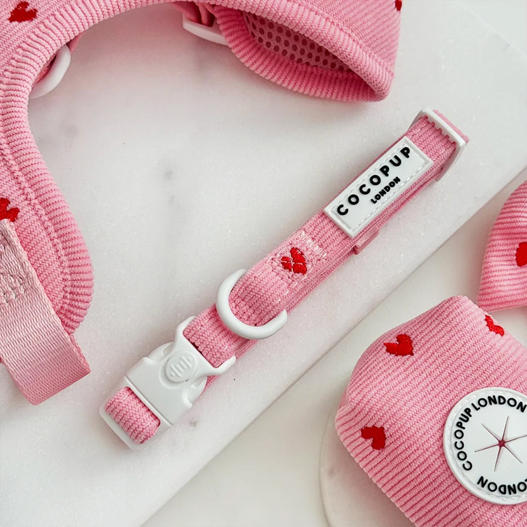 Cocopup Pink Heartstrings Cord Collar