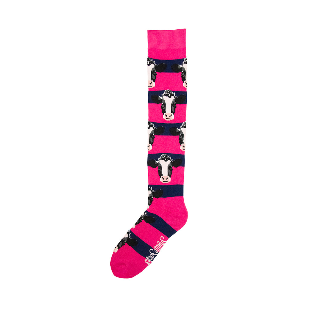 Shuttle Socks Ladies Cow Welly Socks