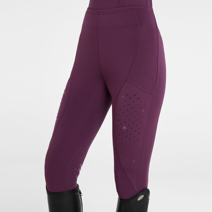 Aztec Diamond Ladies Crystal Full Seat Leggings