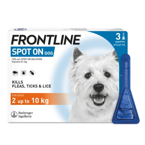 Frontline Spot On for Small Dogs 3 Pipette