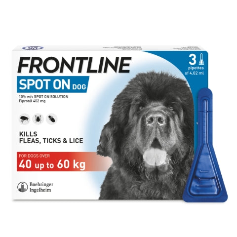 Frontline Spot On for Extra Large Dogs 3 Pipettes