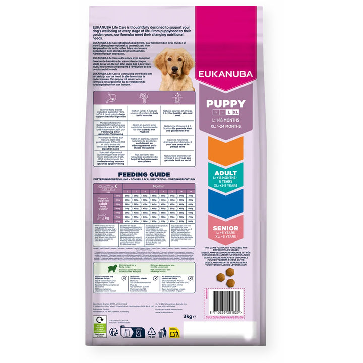 Eukanuba Puppy Food with Lamb & Rice