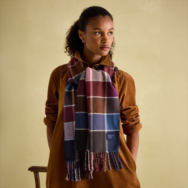 Joules Ladies Langtree Check Scarf