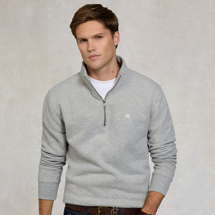Holland Cooper Mens Quarter Zip Sweat