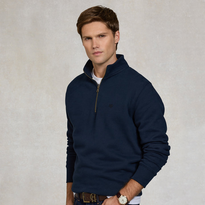 Holland Cooper Mens Quarter Zip Sweat