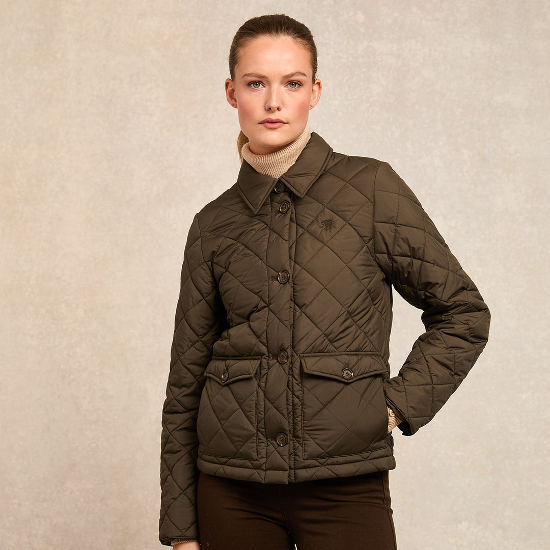 Holland Cooper Ladies Quilted Coach Jacket