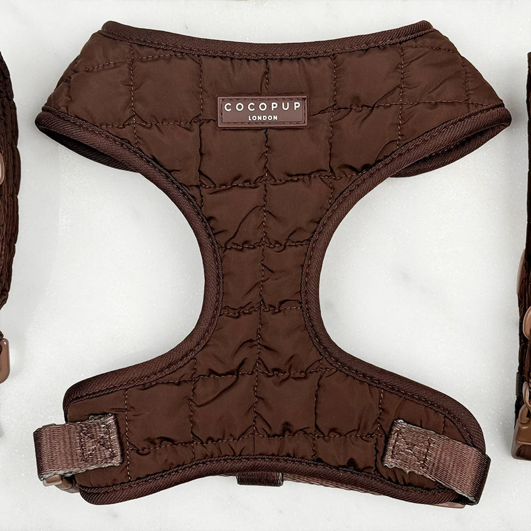 Cocopup Espresso Quilted Harness
