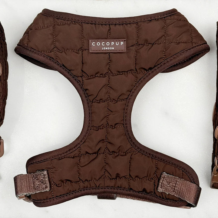 Cocopup Espresso Quilted Harness